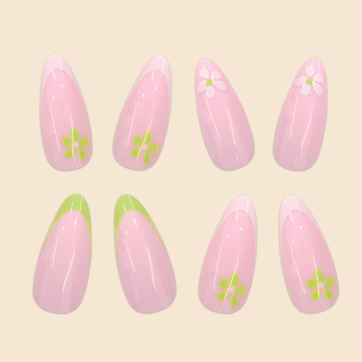 Pastel Garden Multicolor Nails